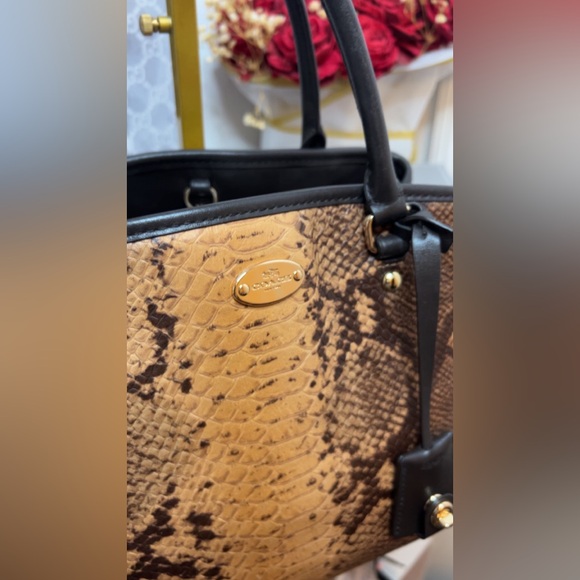 Coach Python Margo Carryall Tote - Picture 5 of 14